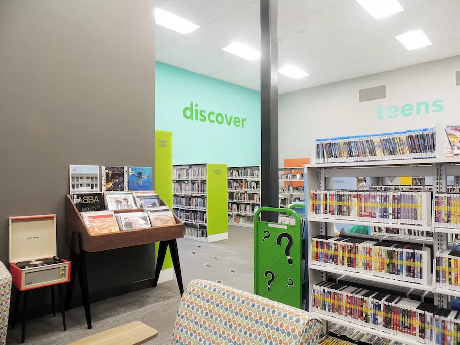 Potranco Branch - San Antonio Public Library Media Area